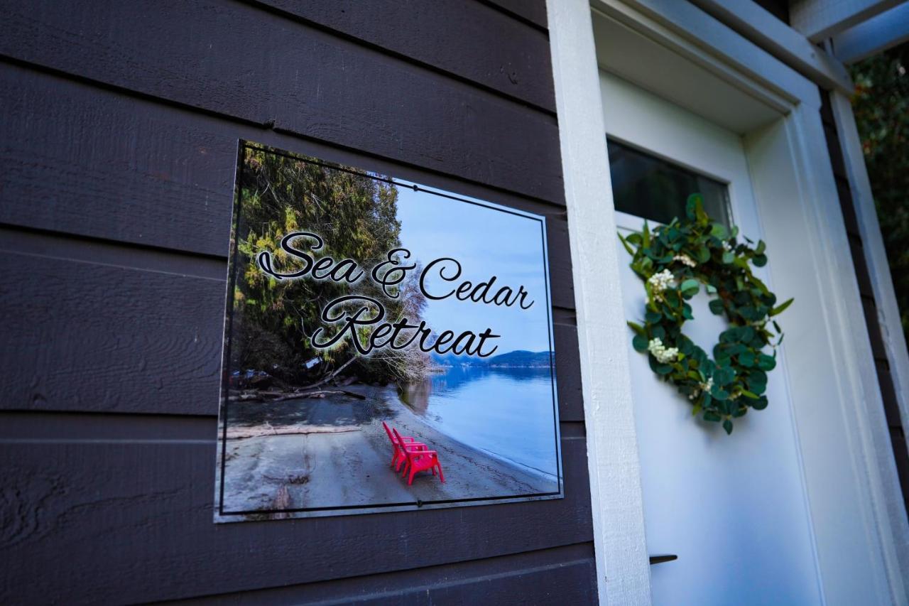 Sea And Cedar Retreat-A Home In A Tranquil Setting Cowichan Bay Kültér fotó
